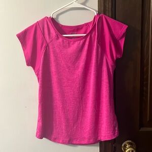 Reebok girls pink athletic tee